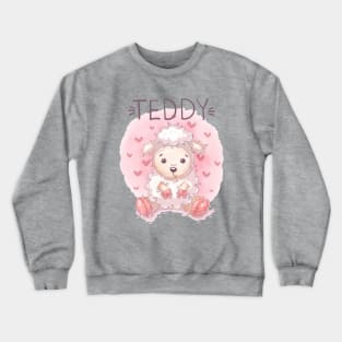 Teddy Lamb Cartoon Crewneck Sweatshirt